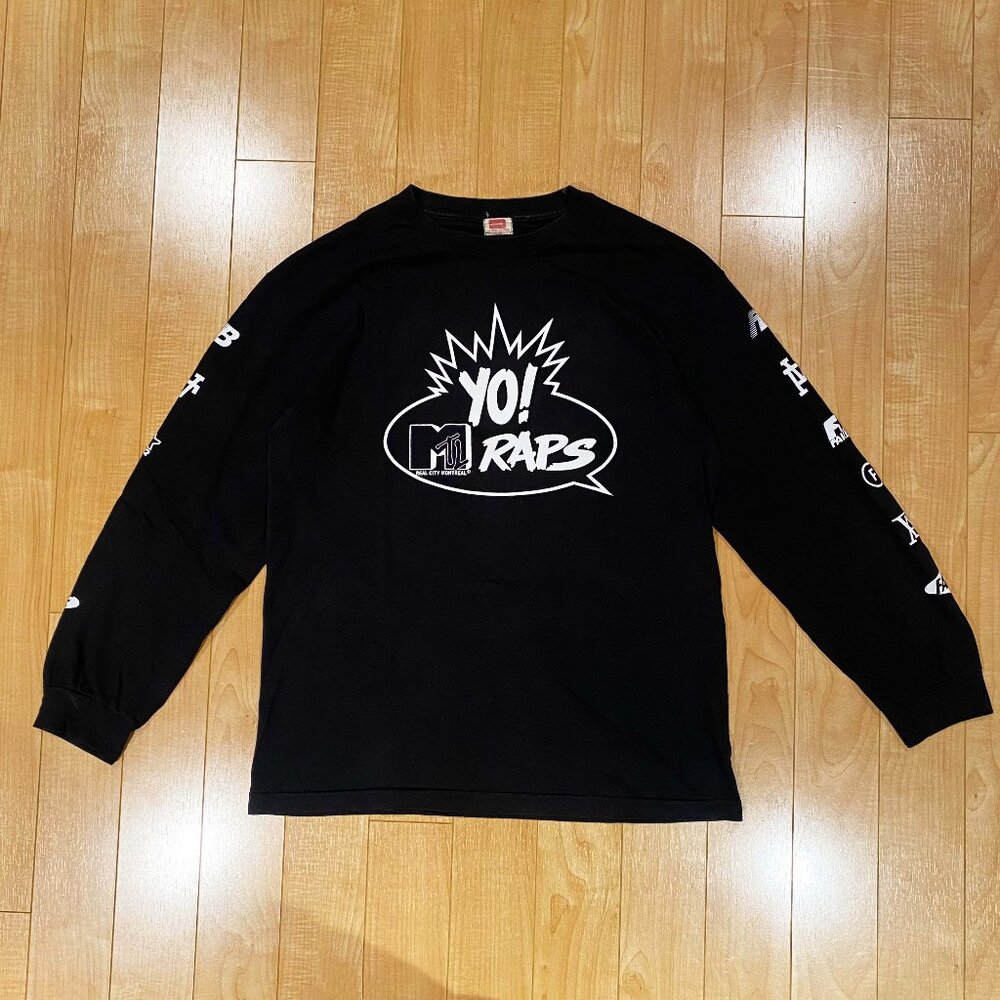 Yo! MTL Raps - Fake Brand Long Sleeve Tee (L)